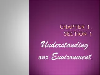 chapter 1 section 1