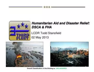 Humanitarian Aid and Disaster Relief : DSCA &amp; FHA