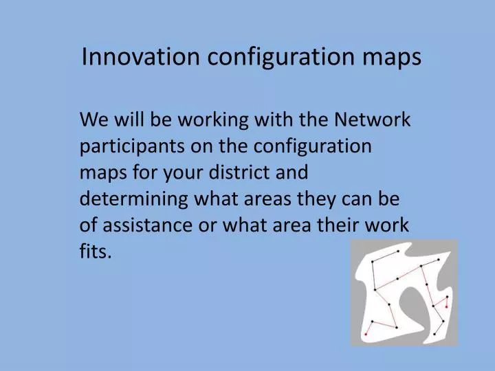 innovation configuration maps