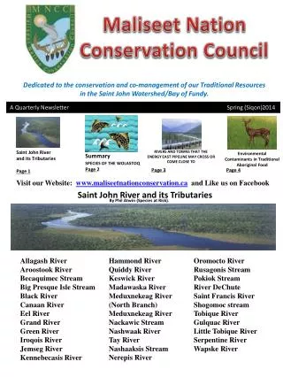 Maliseet Nation Conservation Council