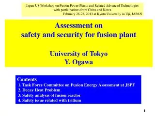 Japan-US Workshop on Fusion Power Plants and Related Advanced Technologies with participations from China and Korea