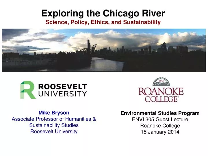 exploring the chicago river science policy ethics and sustainability