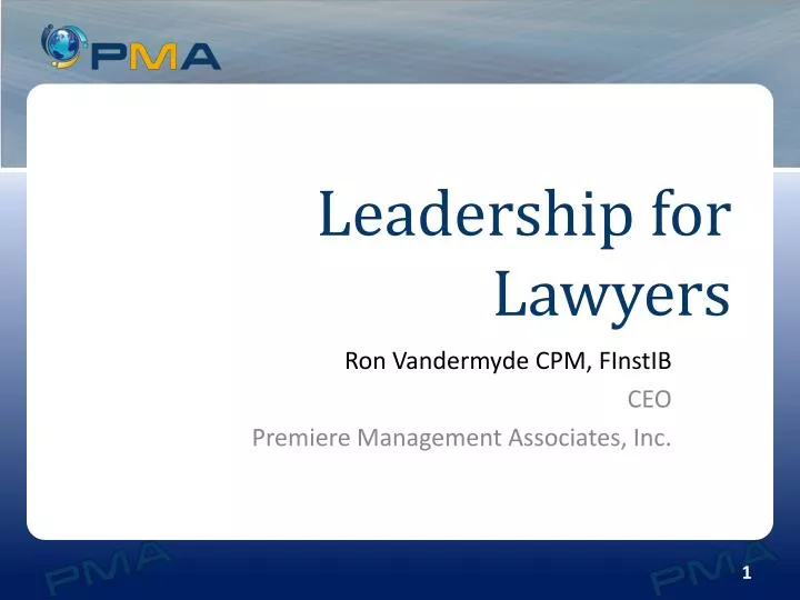 leadership for lawyers