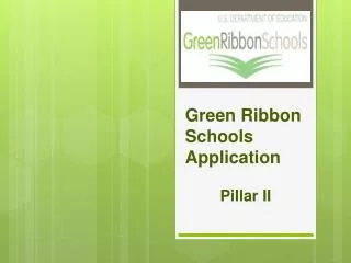 Green Ribbon Schools Application