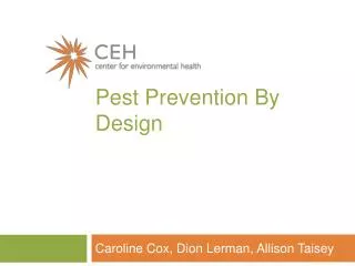 Pest Prevention By Design