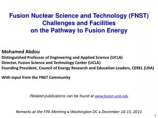 Fusion Nuclear Science and Technology (FNST) Challenges and Facilities on the Pathway to Fusion Energy