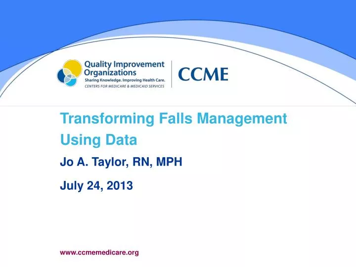 transforming falls management using data