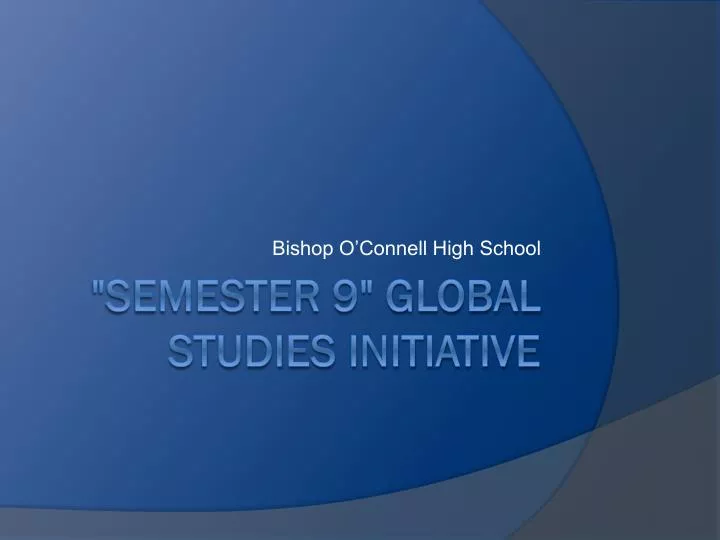 bishop o connell high school