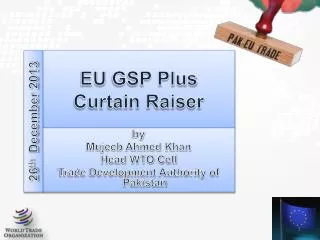 EU GSP Plus Curtain Raiser