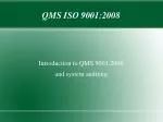 QMS ISO 9001:2008 - slide 1