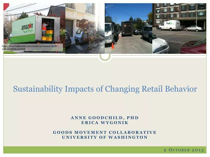 sustainability impacts of changing retail behavior