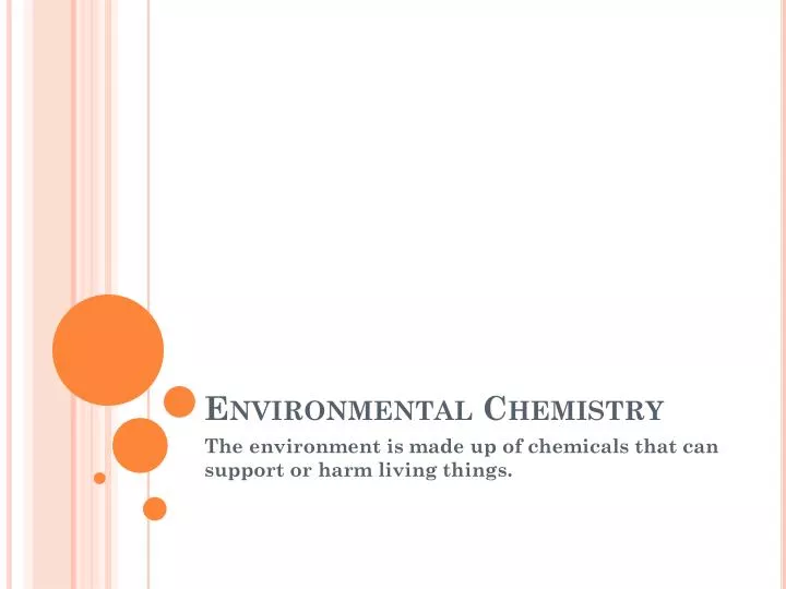 environmental chemistry