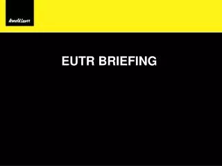 EUTR BRIEFING