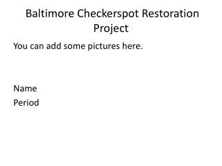 Baltimore Checkerspot Restoration Project
