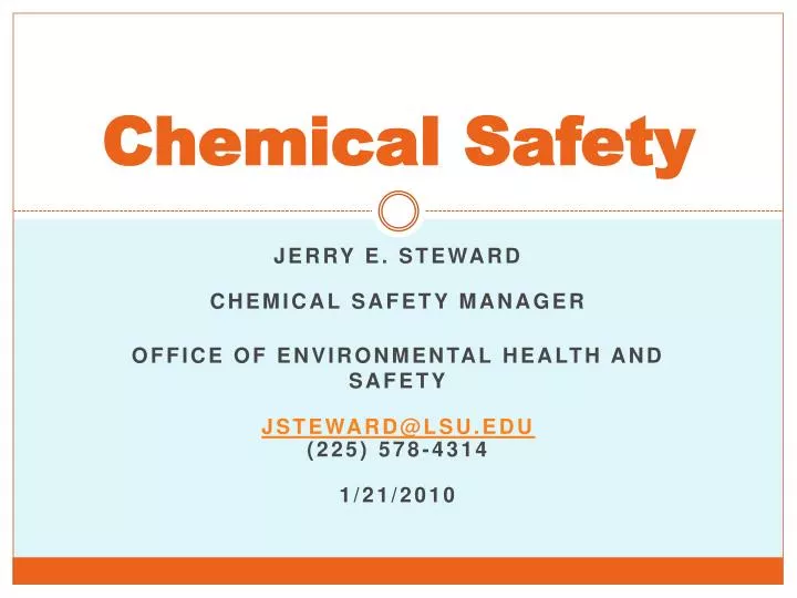 chemical safety