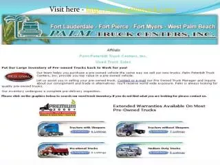 Truck Body Repair by Palm Truck Centers Body Shop