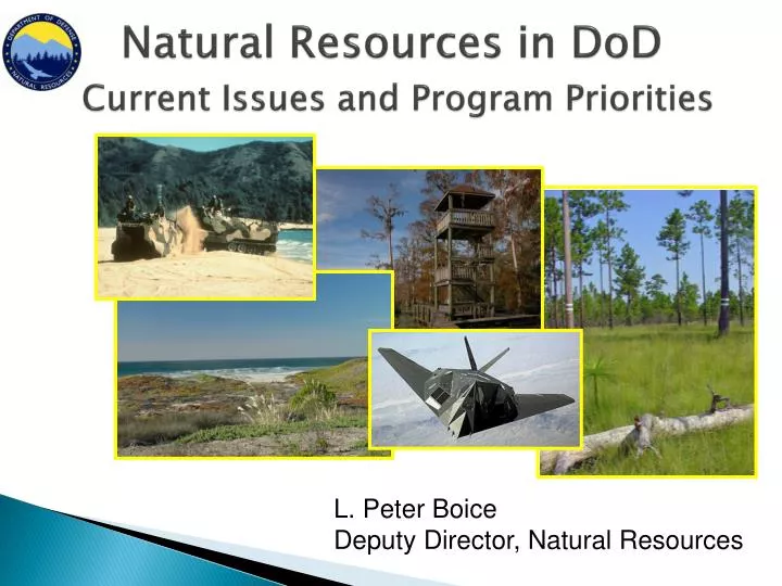 natural resources in dod current issues and program priorities