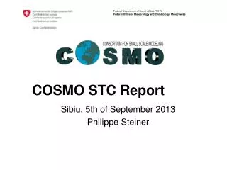 COSMO STC Report
