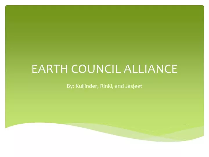 earth council alliance