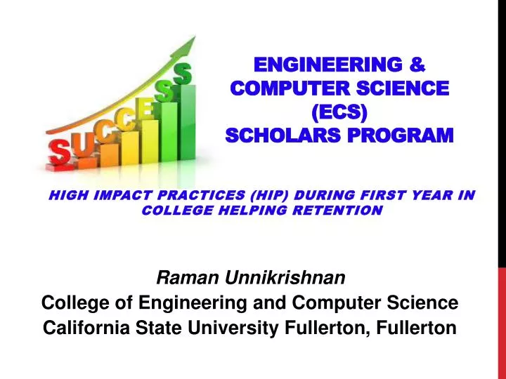 engineering computer science ecs scholars program