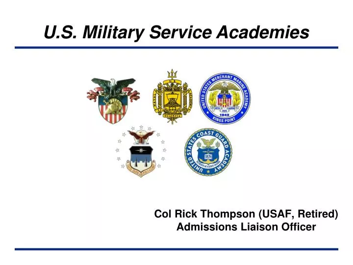 col rick thompson usaf retired admissions liaison officer