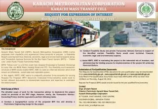 Karachi metropolitan corporation Karachi mass transit cell