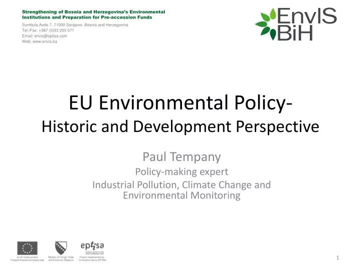 eu environmental policy historic and development perspective