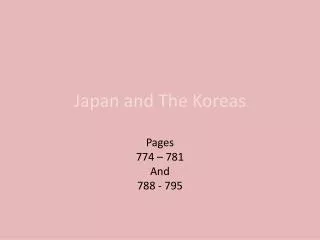 Japan and The Koreas