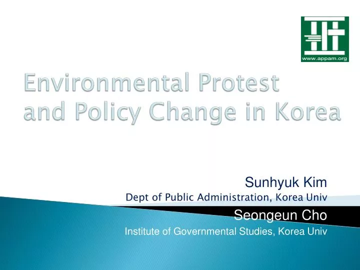 environmental protest and policy change in korea