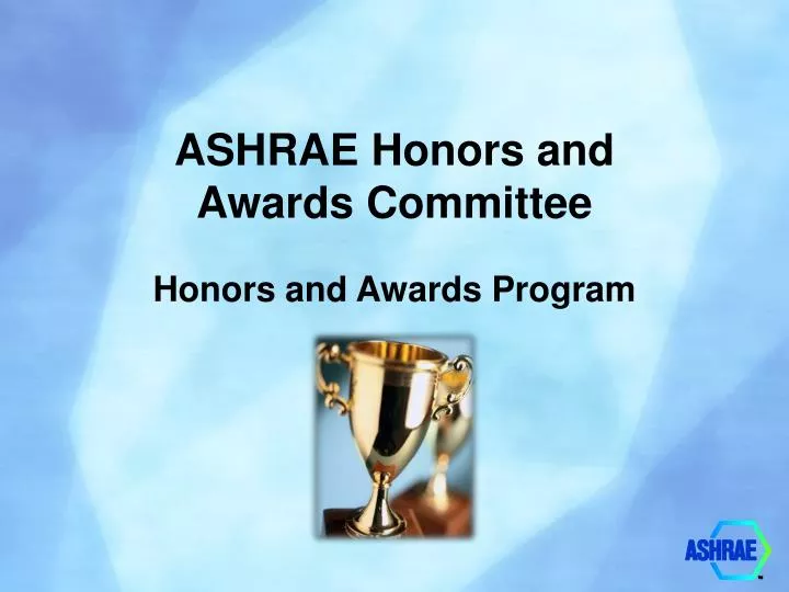 ashrae honors and awards committee