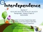Interdependence - slide 1