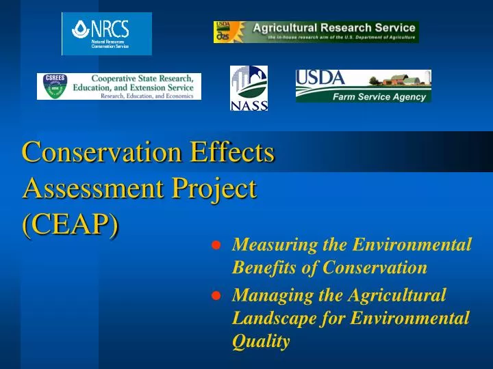 conservation effects assessment project ceap
