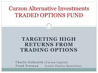 Curzon Alternative Investments TRADED OPTIONS FUND