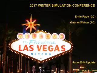 2017 WINTER SIMULATION CONFERENCE