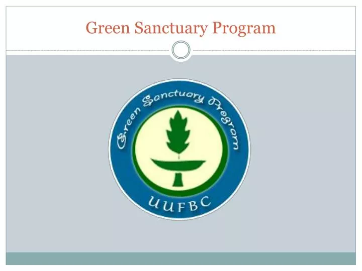 green sanctuary program