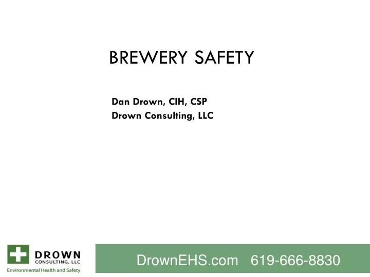 brewery safety