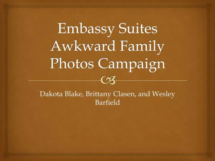 embassy suites awkward family photos campaign