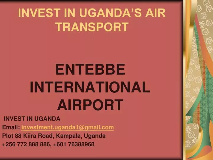 invest in uganda s air transport