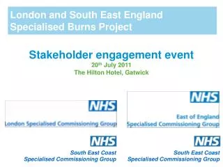 London and South East England Specialised Burns Project