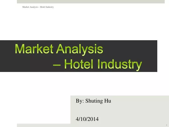 market analysis hotel industry