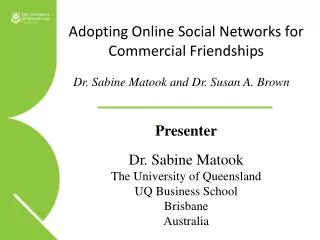 Adopting Online Social Networks for Commercial Friendships
