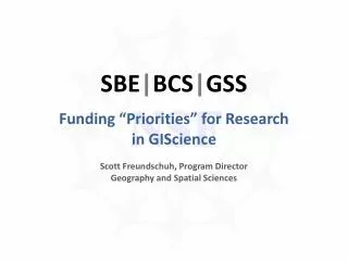 SBE | BCS | GSS