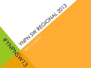 YNPN SW Regional 2013