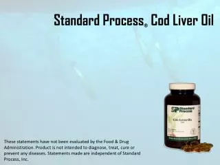Standard Process  Cod Liver Oil