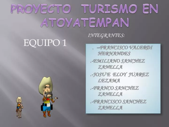 proyecto turismo en atoyatempan