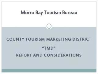 Morro Bay Tourism Bureau