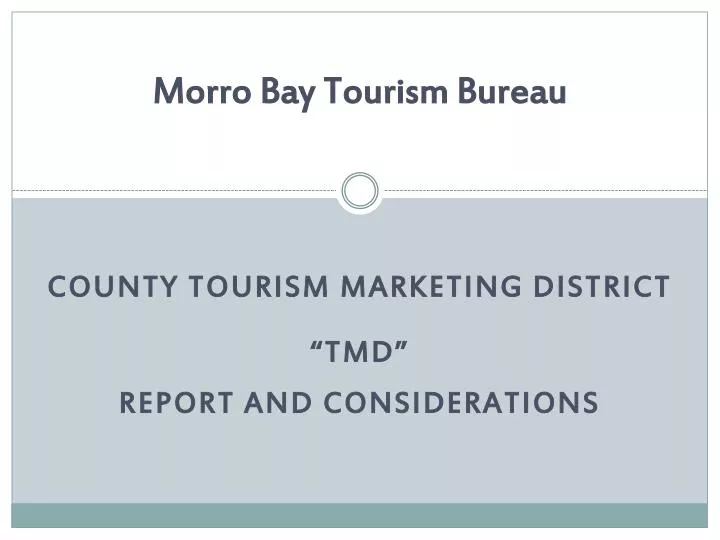 morro bay tourism bureau