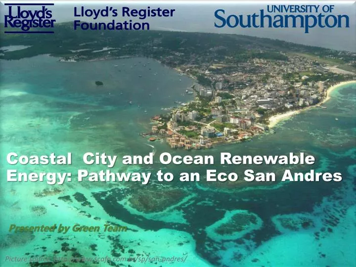 coastal city and ocean renewable energy pathway to an eco san andres