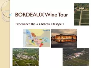 BORDEAUX Wine Tour