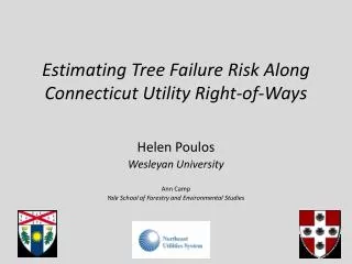 Estimating Tree Failure Risk Along Connecticut Utility Right-of-Ways